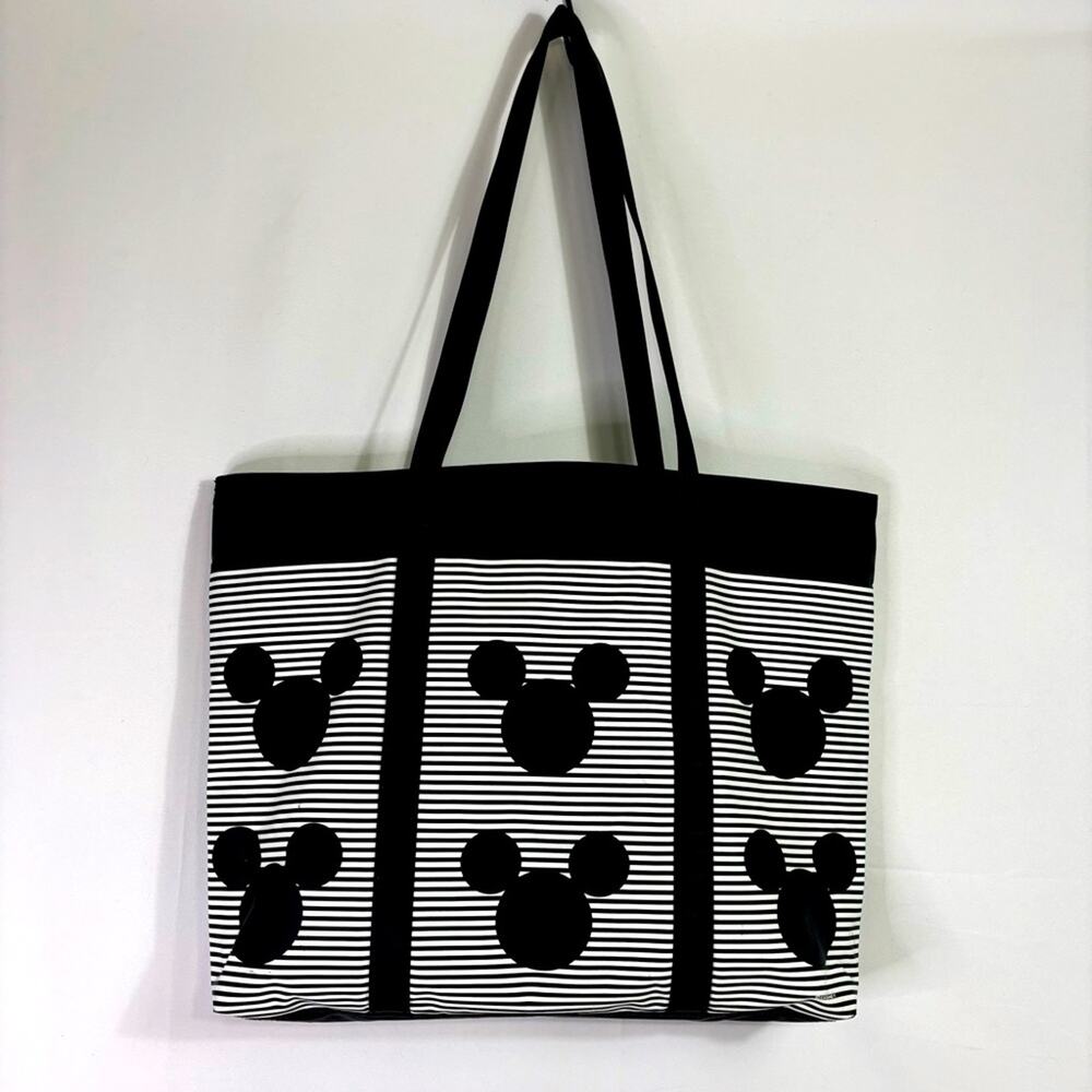 Disney Black and White Mickey Mouse Tote Bin9